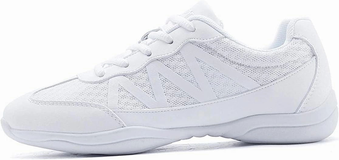 Asics Olympic Volleyball Shoes Meidiastra Womens Cheerleading Shoes Girls Cheer Shoes White Cheerleading Sneaker School Yoga Gymnastics Training Shoes