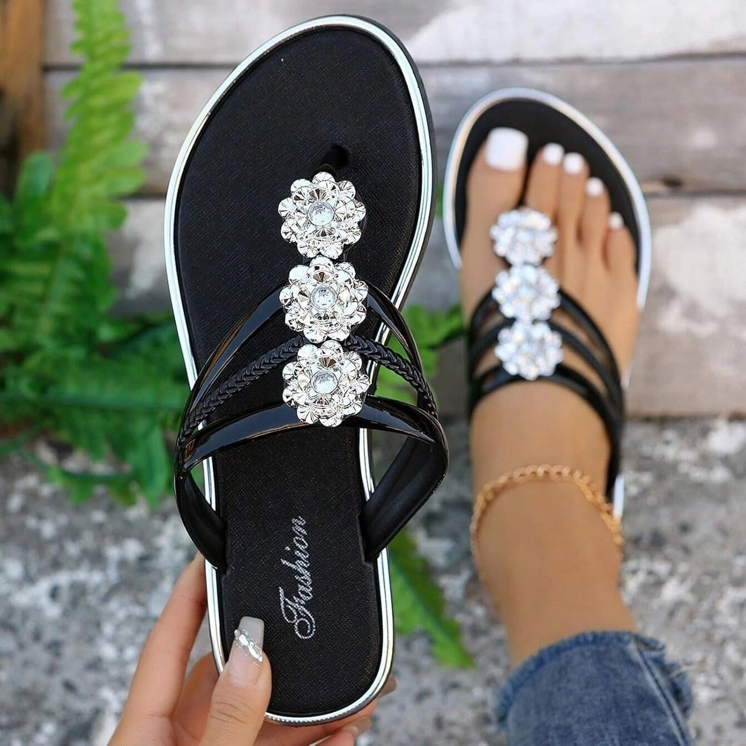 Memory Foam Flip Flops for Women,Yoga Sandals Women,Summer Beach Flat Casual Thong Cushion Sandals Slip Vacation Shoes Sandalias De Mujer Shell Flip Flops