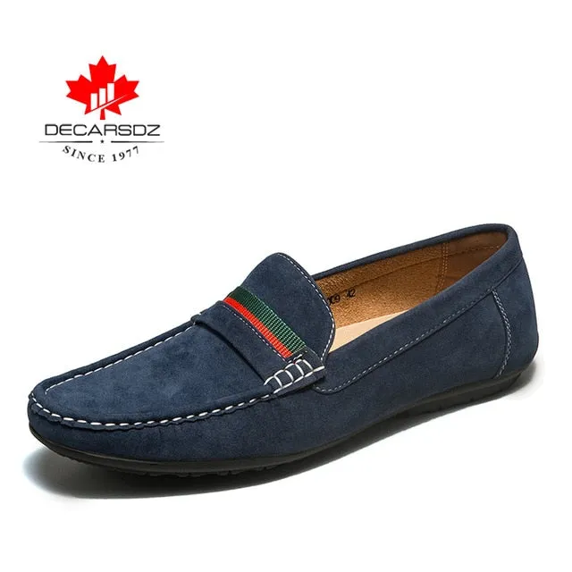 Men Loafers shoes 2020 Spring Fashion Moccasins Footwear Comfy Suede Slip-On Brand Men Shoes Men Flat's Walking Men Casual Shoes