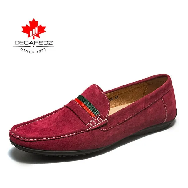 Men Loafers shoes 2020 Spring Fashion Moccasins Footwear Comfy Suede Slip-On Brand Men Shoes Men Flat's Walking Men Casual Shoes