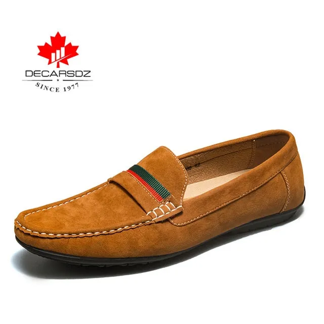 Men Loafers shoes 2020 Spring Fashion Moccasins Footwear Comfy Suede Slip-On Brand Men Shoes Men Flat's Walking Men Casual Shoes