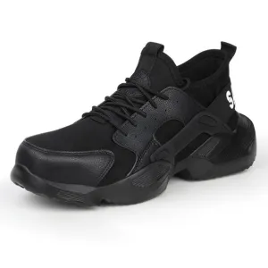 For Walking Good Walking Hiking Men Safety Shoes Boots Steel Toe Puncture-Proof Work Sneakers Breathable Boots Men Shoes Indestructible Work Safety Boots