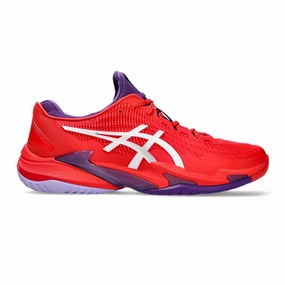Asics Novablast 5 Shoes Men's Asics Court FlyteFoam 3 Novak, Classic Red/White, 12.5 D Medium