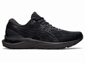 Men's Asics Gel-Cumulus 23, Black/Graphite Grey, 9 D Medium Asics Tennis Shoes Malaysia