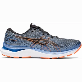Men's Asics Gel-Cumulus 24, Black/Shocking Orange, 11.5 D Medium Asics Solution Tennis Shoes
