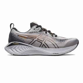 Asics Shoe Warehouse Men's Asics Gel-Cumulus 25, Sheet Rock/Sun Peach, 14 2E Wide