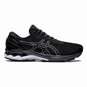 Men's Asics Gel-Kayano 27, Black/Pure Silver, 11 D Medium Asics Cloud Running Shoes