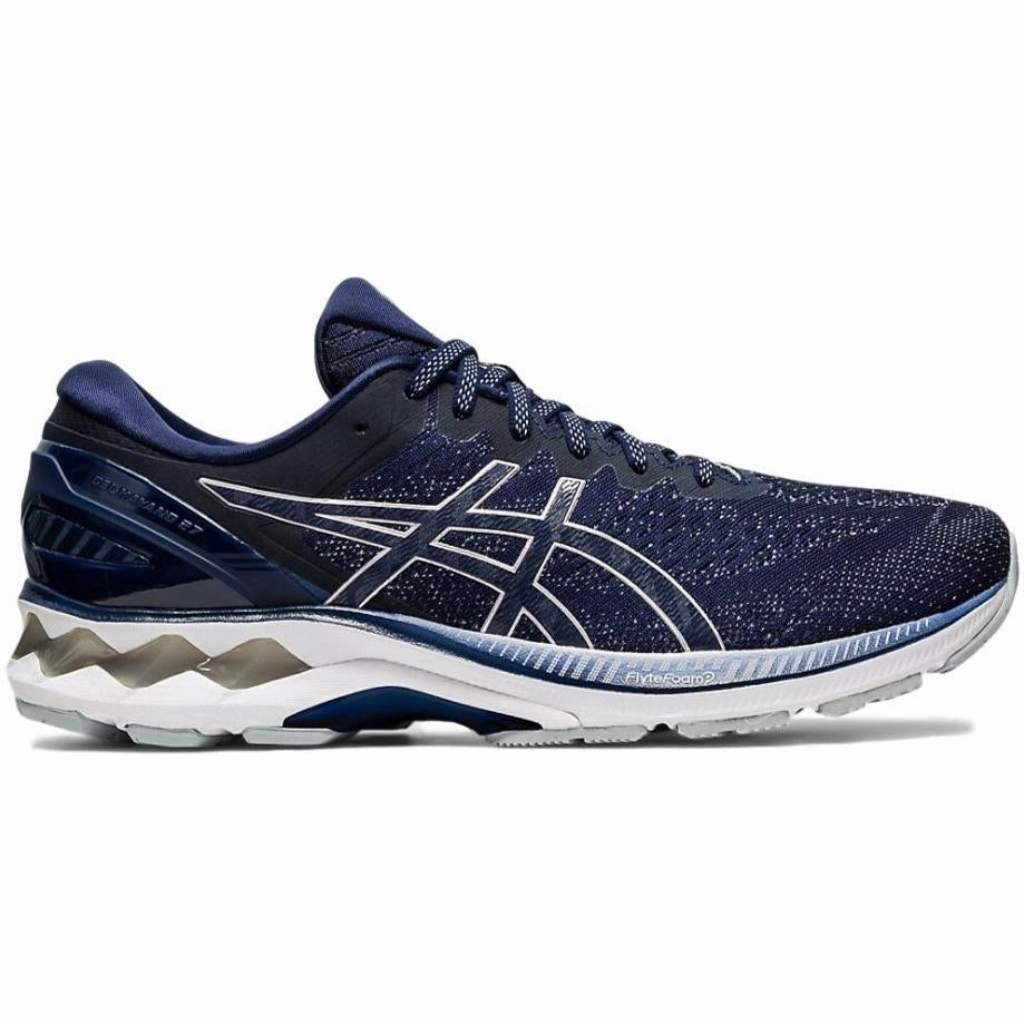 Men's Asics Gel-Kayano 27, Peacoat/Piedmont Grey, 10.5 D Medium Asics Sky Elite Ff Volleyball Shoes