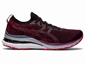 Asics Squash Shoes Men's Asics Gel-Kayano 28 MK, Deep Mars/Electric Red, 8.5 D Medium