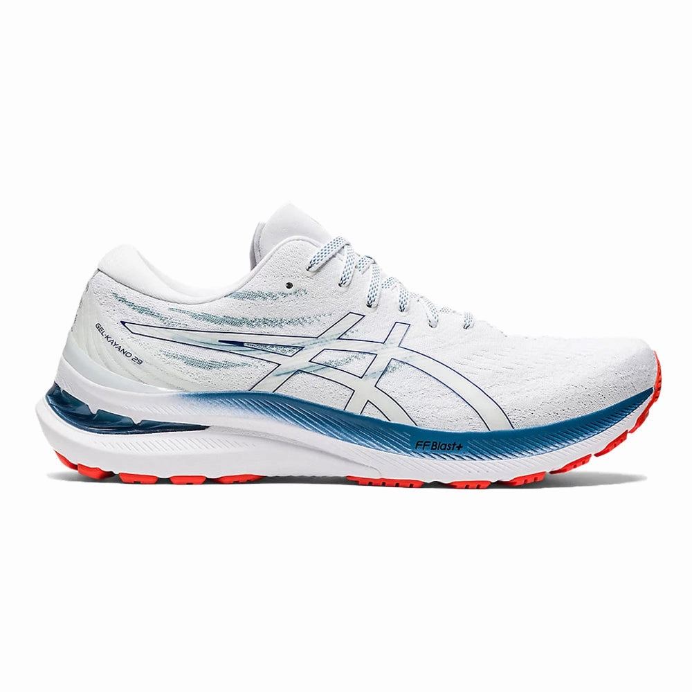 Asics Shoes Kayano 19 Men's Asics Gel-Kayano 29, White/Deep Ocean, 9.5 D Medium