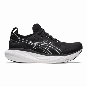 Asics Japan Exclusive Shoes Men's Asics Gel-Nimbus 25, Black/Pure Silver, 7.5 2E Wide