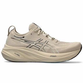 Asics Volleyball Shoes Olympics Men's Asics Gel-Nimbus 26, Feather Grey/Black, 12 D Medium