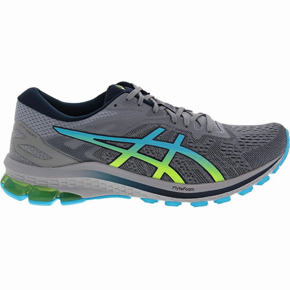 Men's Asics GT-1000 10, Sheet Rock/Hazard Green, 10.5 D Medium Gore Tex Asics Shoes