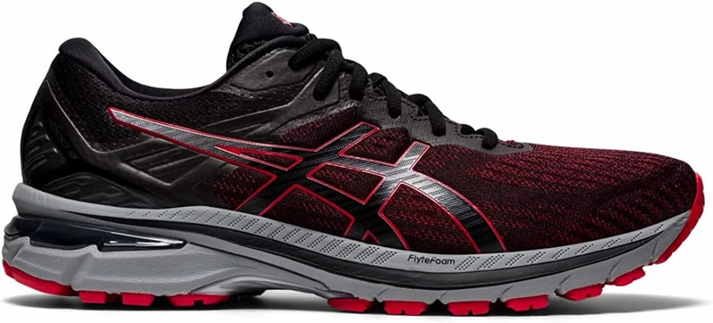 Men's Asics GT-2000 9, Black/Classic Red, 11.5 D Medium Asics Gt-4000 Running Shoes