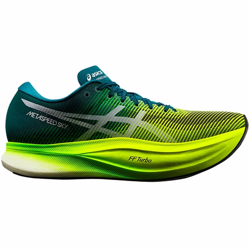 Asics Gel Kenun Mx Running Shoes Men's Asics Metaspeed Sky , Velvet Pine/Safety Yellow, 10 D Medium