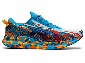 Asics Used Shoes Men's Asics Noosa Tri 13, Digital Aqua/Marigold Orange, 9 D Medium