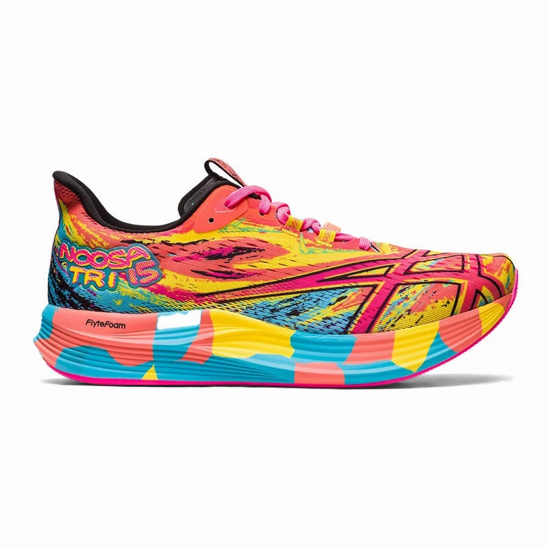 Men's Asics Noosa TRI 15, Aquarium/Vibrant Yellow, 9 D Medium Asics Shoes Gel Contend 9