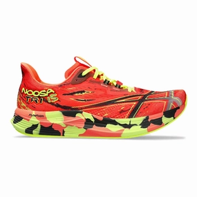Asics Trail And Road Running Shoes Men's Asics Noosa Tri 15, Sunrise Red/Black, 11.5 D Medium