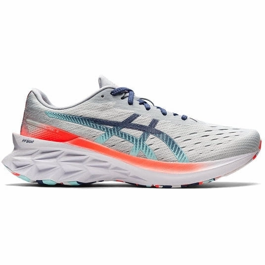 Men's Asics Novablast 2, Glacier Grey/Thunder Blue, 11 D Medium Asics Gel Trail Shoes