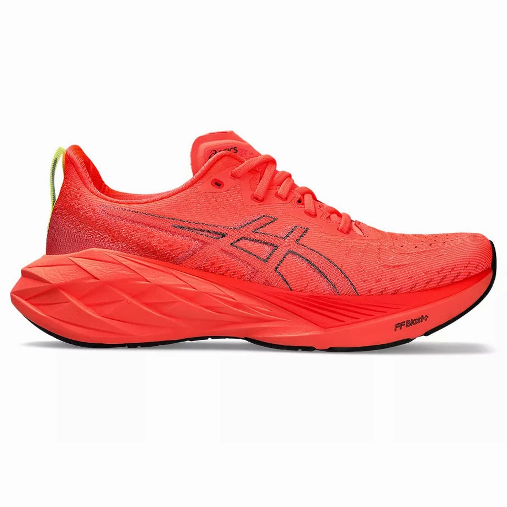 Men's Asics Novablast 4, Sunrise Red/True Red, 8.5 D Medium Asics Tennis Shoes Explained