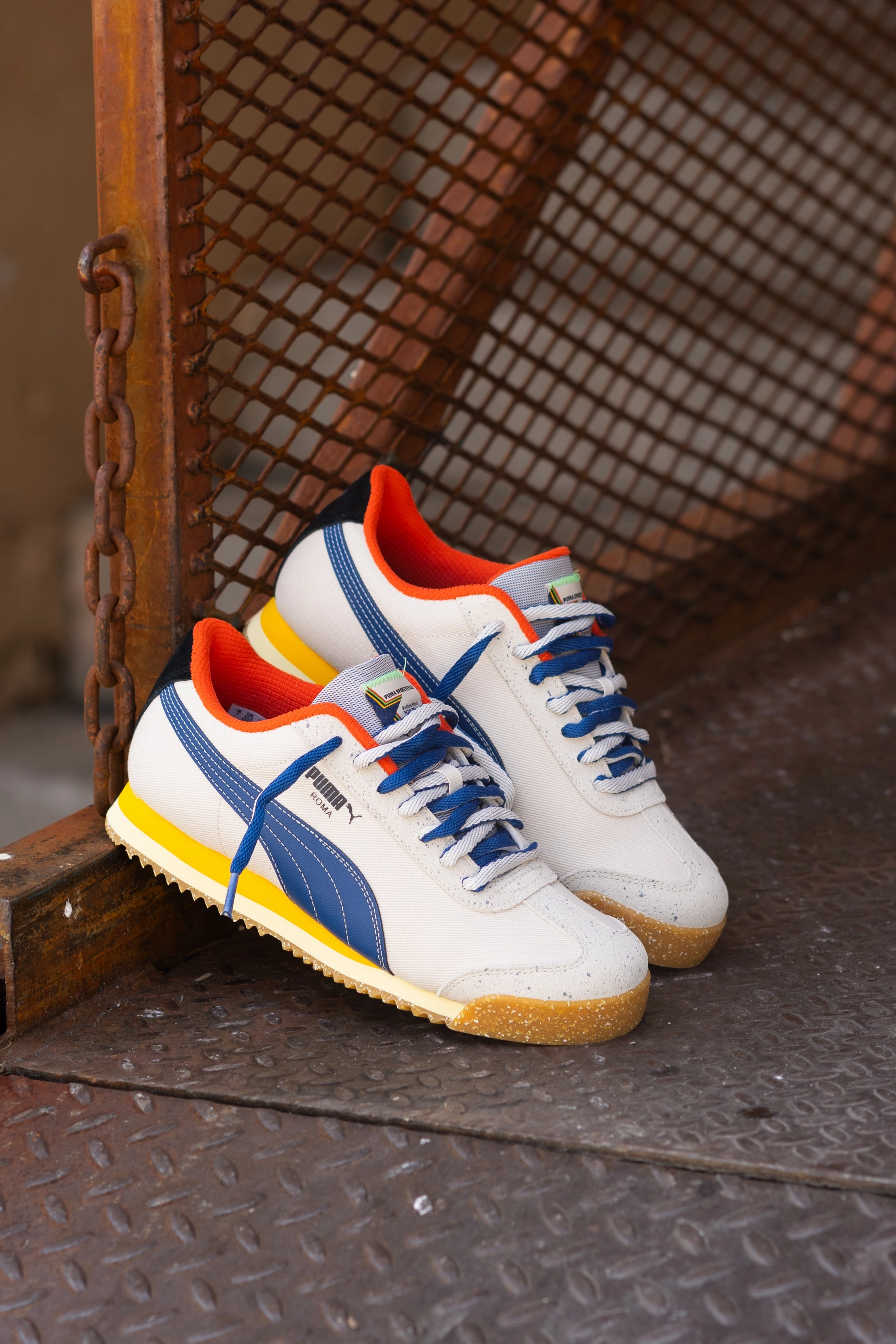 Mens Puma Roma Podium (Clyde Royal/Creamy Vanilla) All Puma Running Shoes