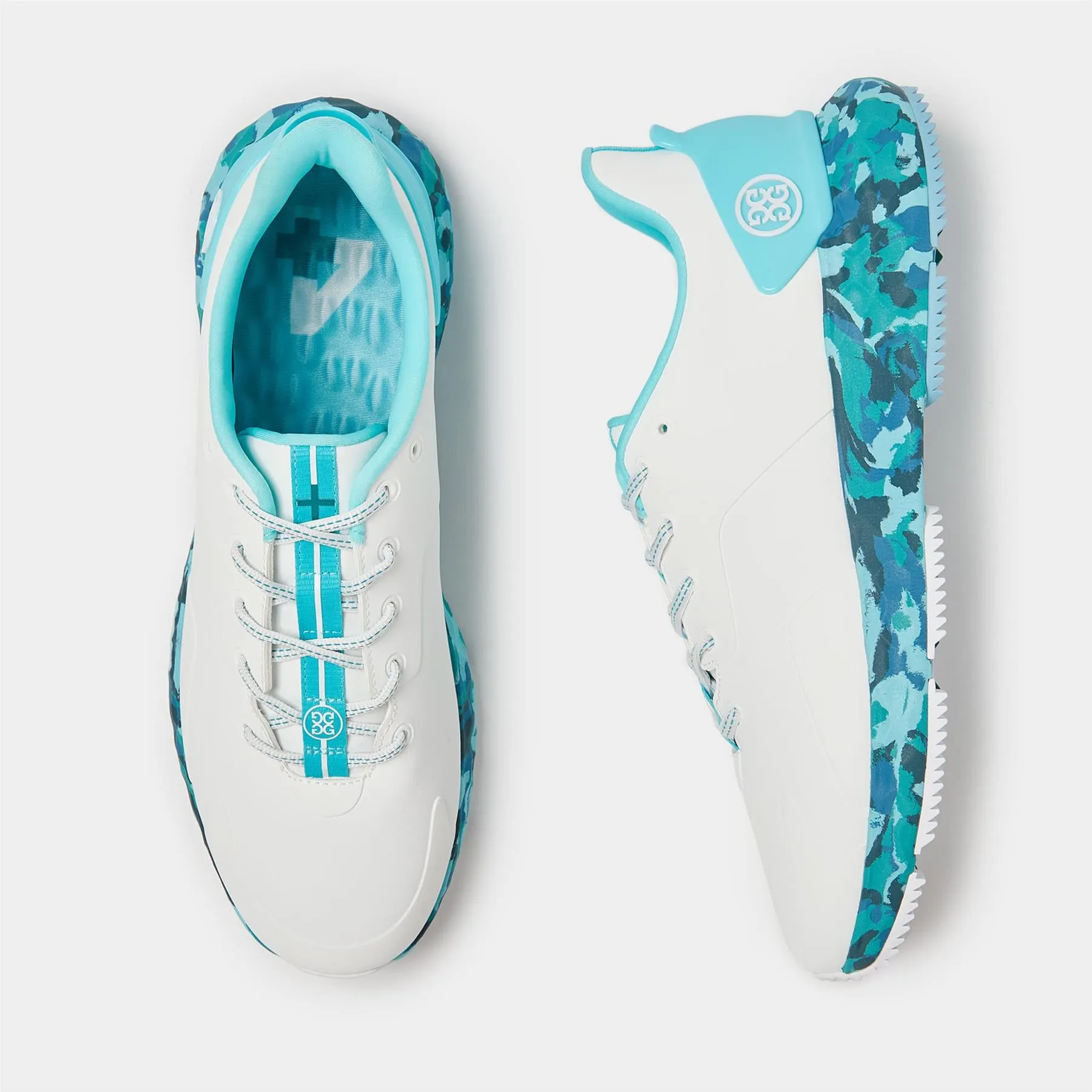 With Boa Footjoy Hyperflex Carbon Golf MG4  Camo Sole Golf Shoes Snow/Siren