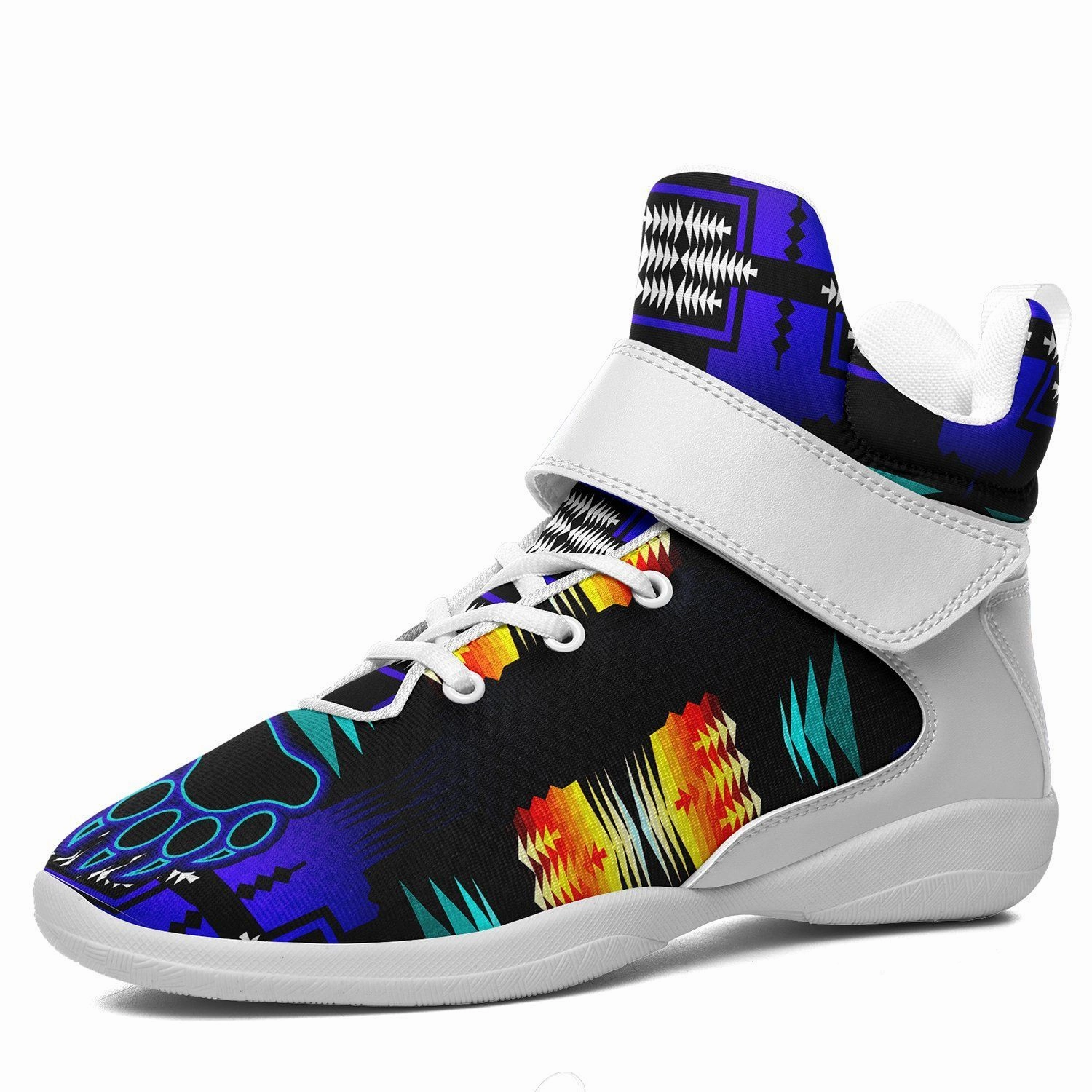 Basketball Shoes Usa Midnight Sage Fire with Bearpaw Kid's Ipottaa Basketball / Sport High Top Shoes