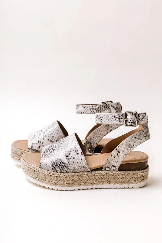 Miranda Espadrille Sandal in Snake Print - FINAL SALE Dior Espadrilles Sandals