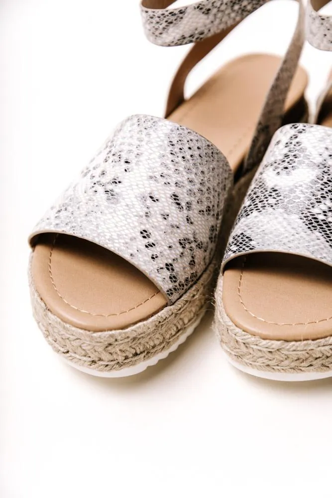 Ebay Espadrilles Wedges Miranda Espadrille Sandal in Snake Print - FINAL SALE