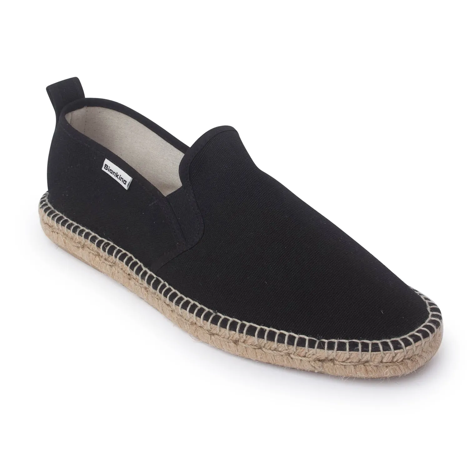 Sarah Flint Espadrilles Montpellier Eco Friendly Vegan Slip on Espadrilles - Black