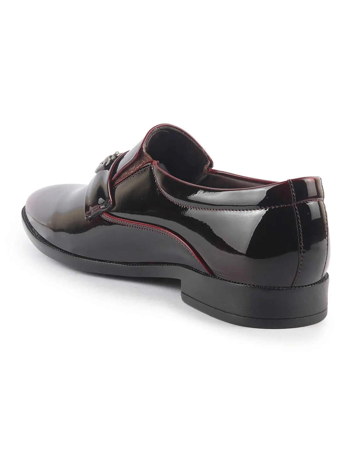 Names Of Different High Heels Men Pink Horsebit Buckle Patent Leather Party Formal Slip On Shoes|Extra Cushioned Insole Tuxedo Loafers for Wedding, Reception, Cocktail|Slip Resistant Sole