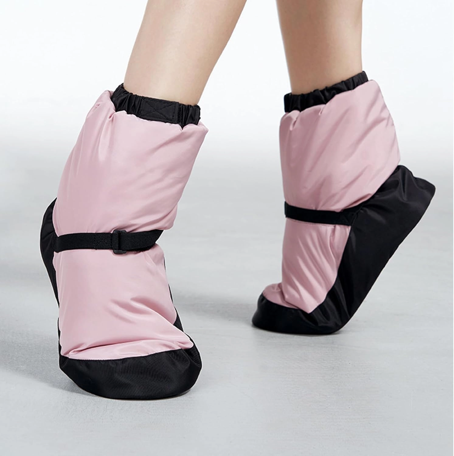 Ballet Booties,Ballerina Shoes Girls Women,Soft Sole Thickened Warming Up Dance Boots with Adjustable Strap for Camping Tents or RVs Best Hiit Training Shoes