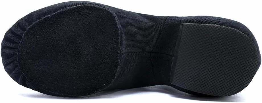 MSMAX Jazz Shoes for Women Stretchy Canvas Kids Training Cheering Dance Sneakers Best Shoe For Weight Training