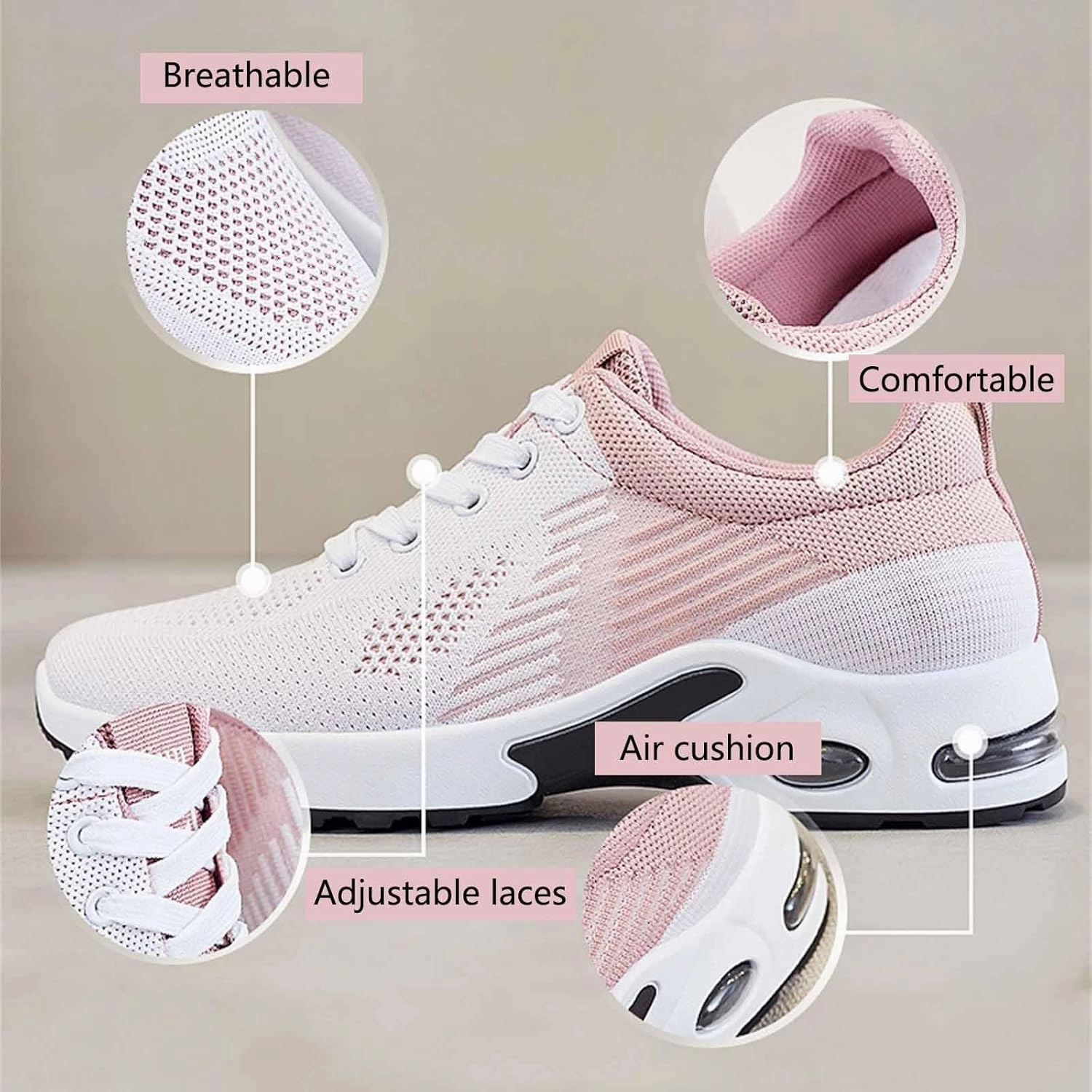 Nike High Top Tennis Shoes Musabela Orthopedic Shoes for Women Comfortwear Ortho Shoes for Women Plantar Fasciitis Walking Tennis Shoe Arch Support Air Cushion Running Shoe Mesh Breathable Gym Work Fashion Stretch Sneakers
