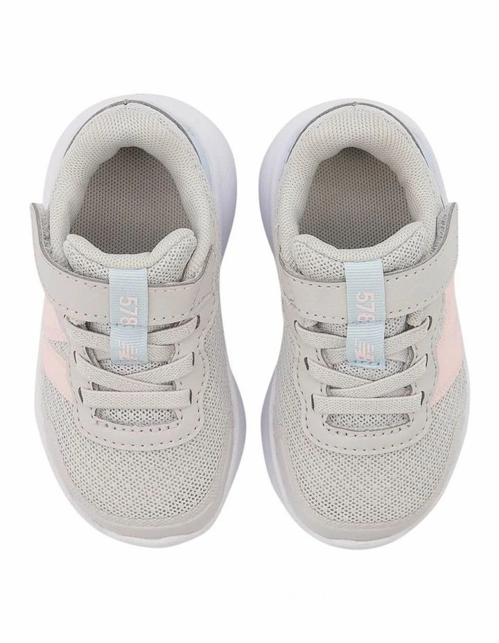 New Balance Kid's 578 Hook N' Loop Grey Matter Running Shoes Running Shoes At Dsw