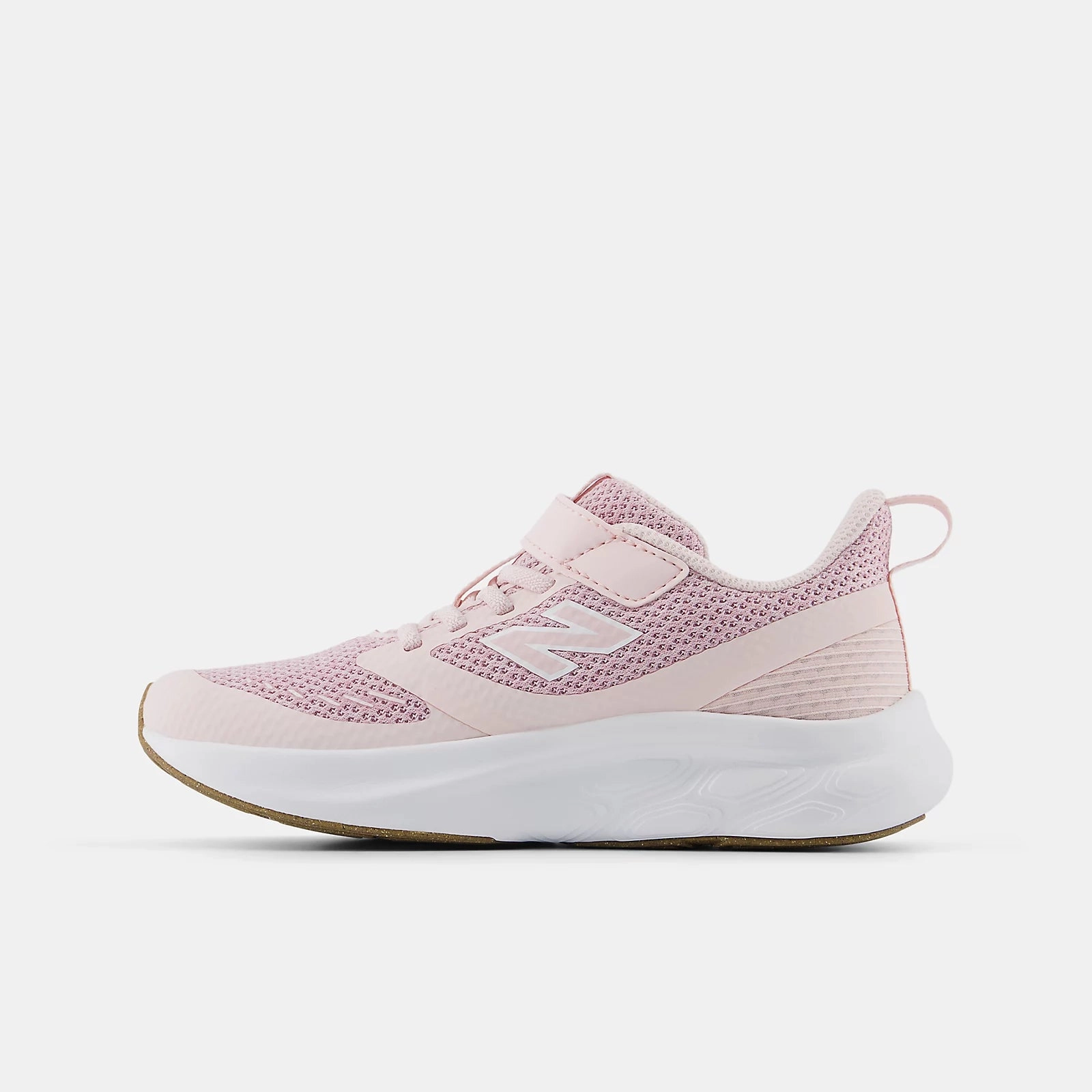 New Balance Kid's 625 Foam Hook N' Loop Pink Taffy Running Shoes Running Shoes With Good Arch Support