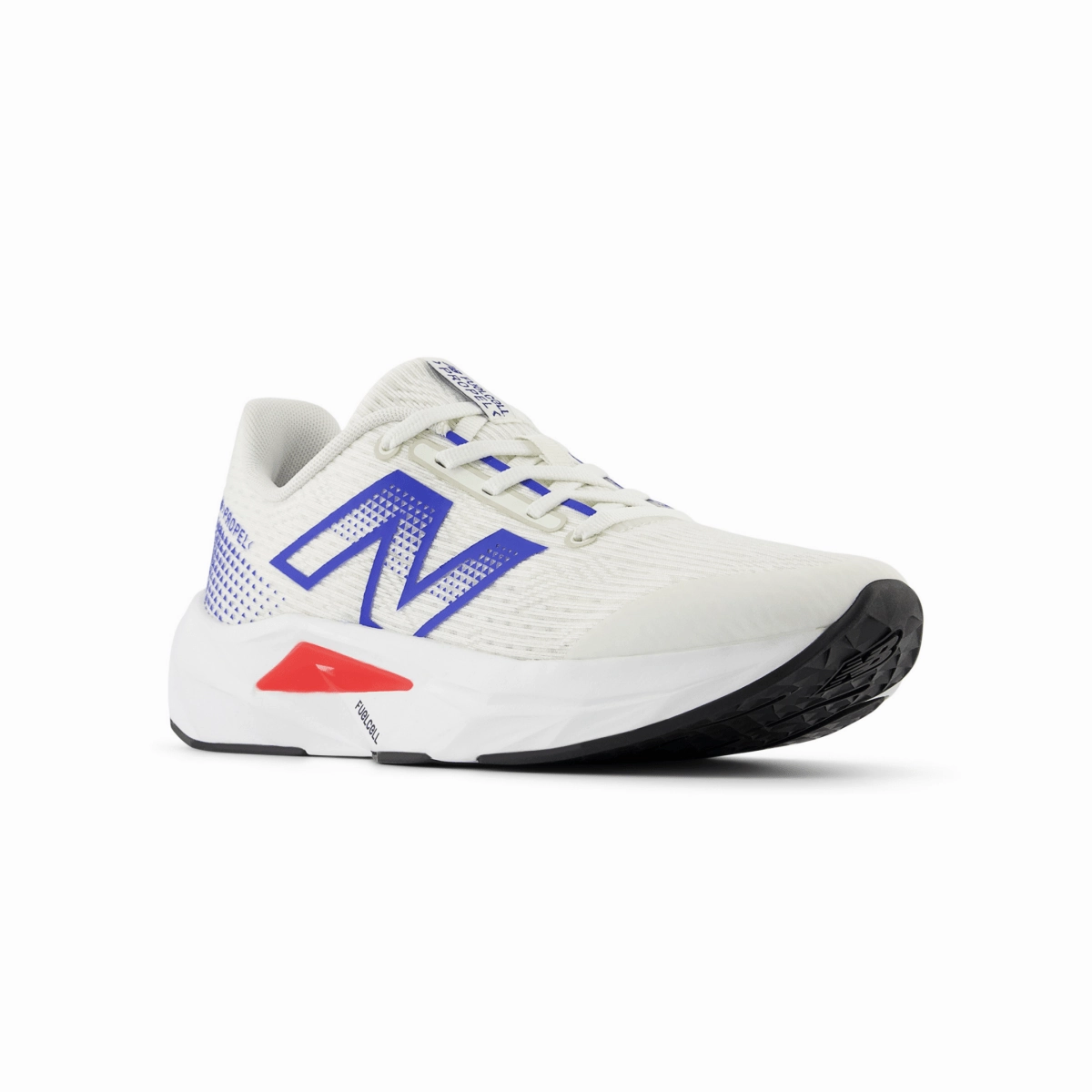 Running Shoe Fitting New Balance Kid's (Grade School) FuelCell Propel 5 GPFCPRR5 Sea Salt/Team Royal/True Red
