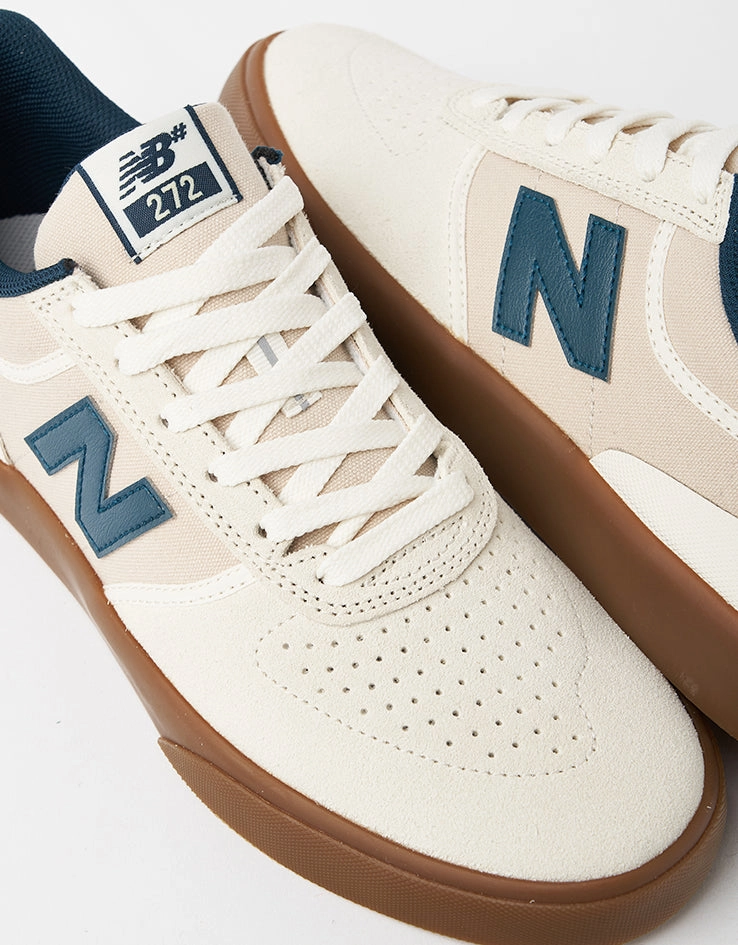 Ave Skate Shoes New Balance Numeric 272 Skate Shoes - Sea Salt/Teal