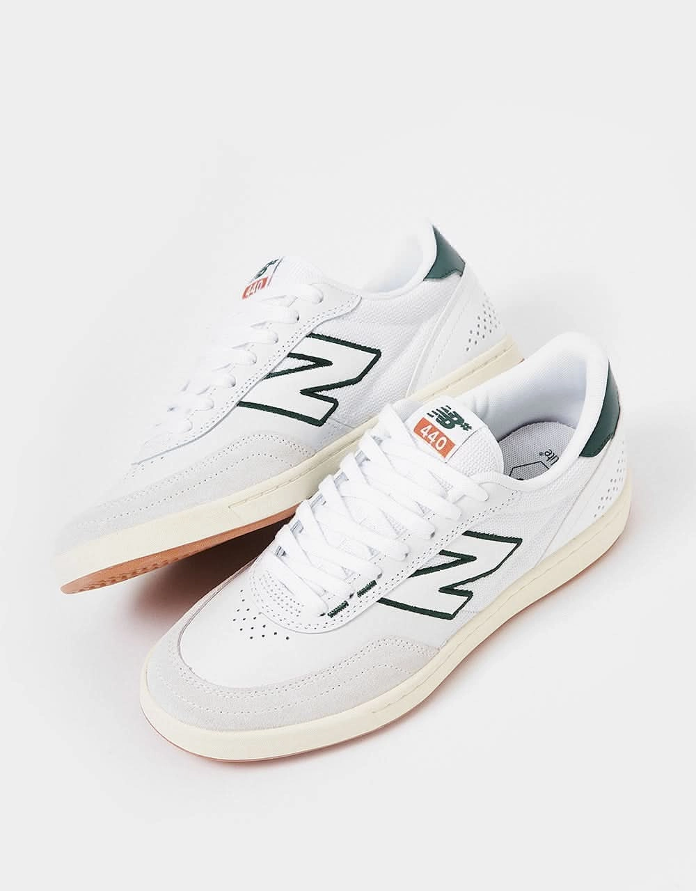New Balance Numeric 440 V2 Skate Shoes - White/Green Skate Shoes 2016