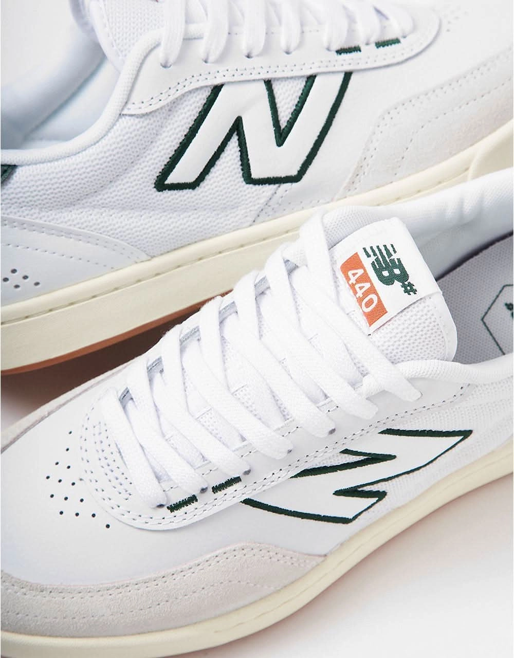 New Balance Numeric 440 V2 Skate Shoes - White/Green Surf Skate