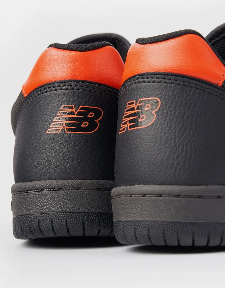 New Balance Numeric 600 Tom Knox Skate Shoes - Black/Orange Skate Hi