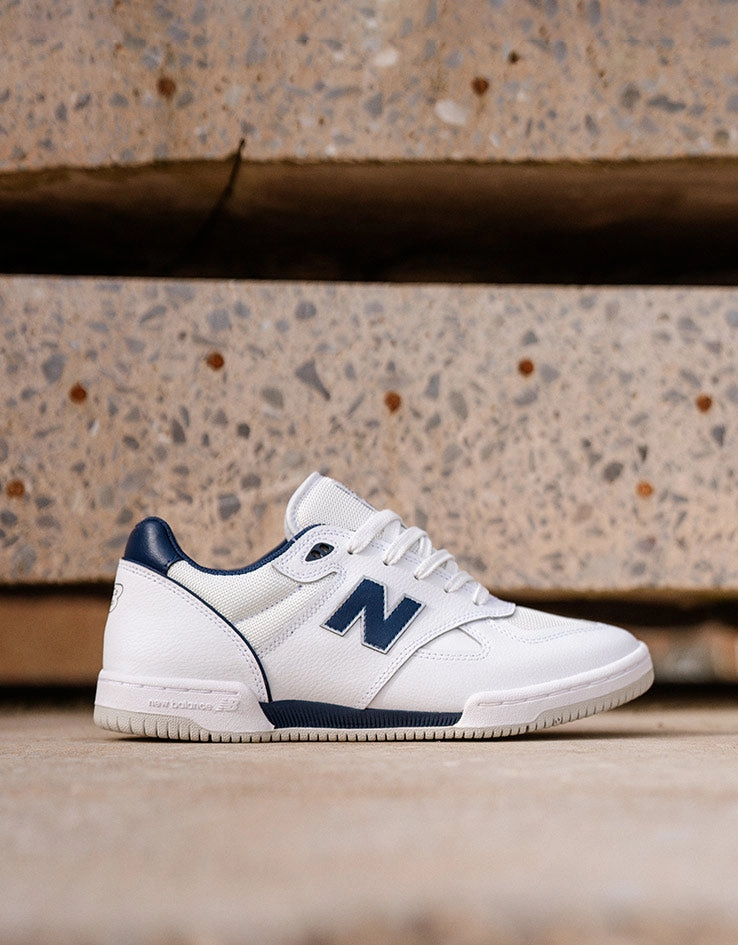 New Balance Numeric 600 Tom Knox Skate Shoes - White/Navy Dvs Skate