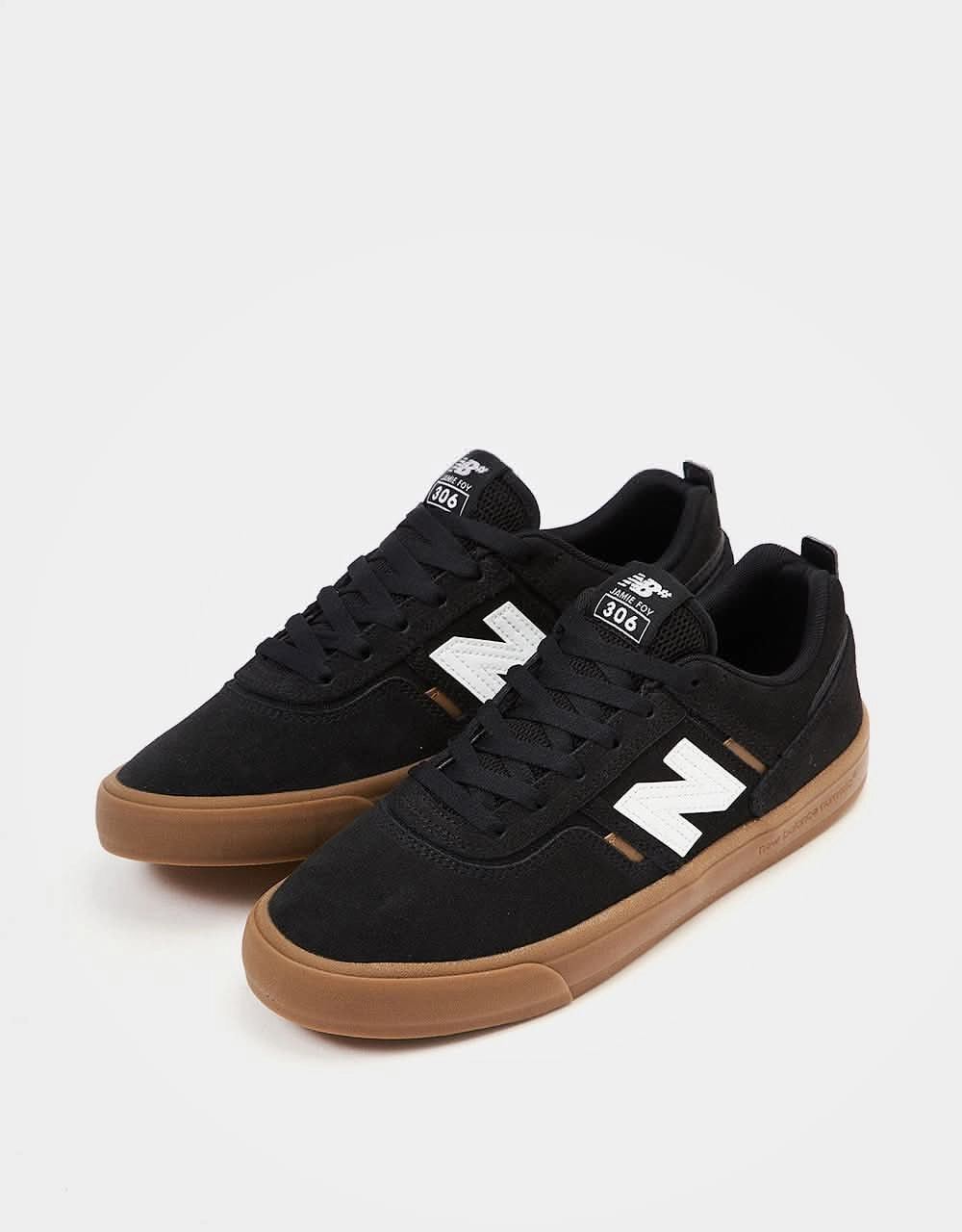 New Balance Numeric Jamie Foy 306 Skate Shoes - Black/Gum Skate Shoes Size 9