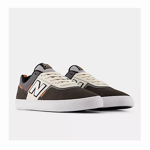 New Balance Shoes Numeric Kids 306 Black Cement Sea Salt Skate Shoes With Big Tongues