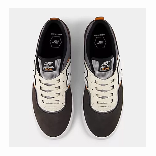 Checkered Skate New Balance Shoes Numeric Kids 306 Black Cement Sea Salt