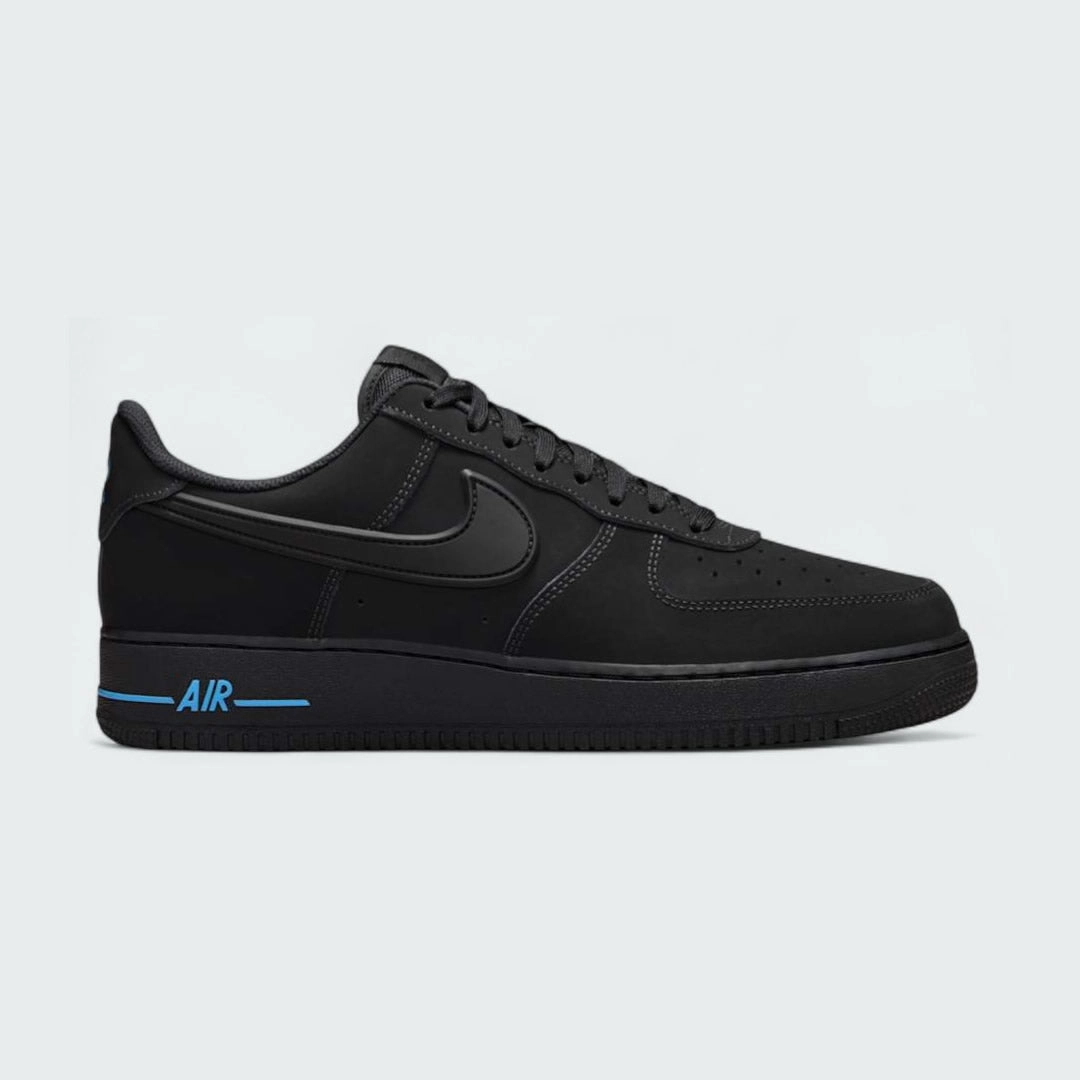 Nike Air Force 1 '07 Men's Black Trainers Leather HV6223 001 Nike Internationalist Shoes