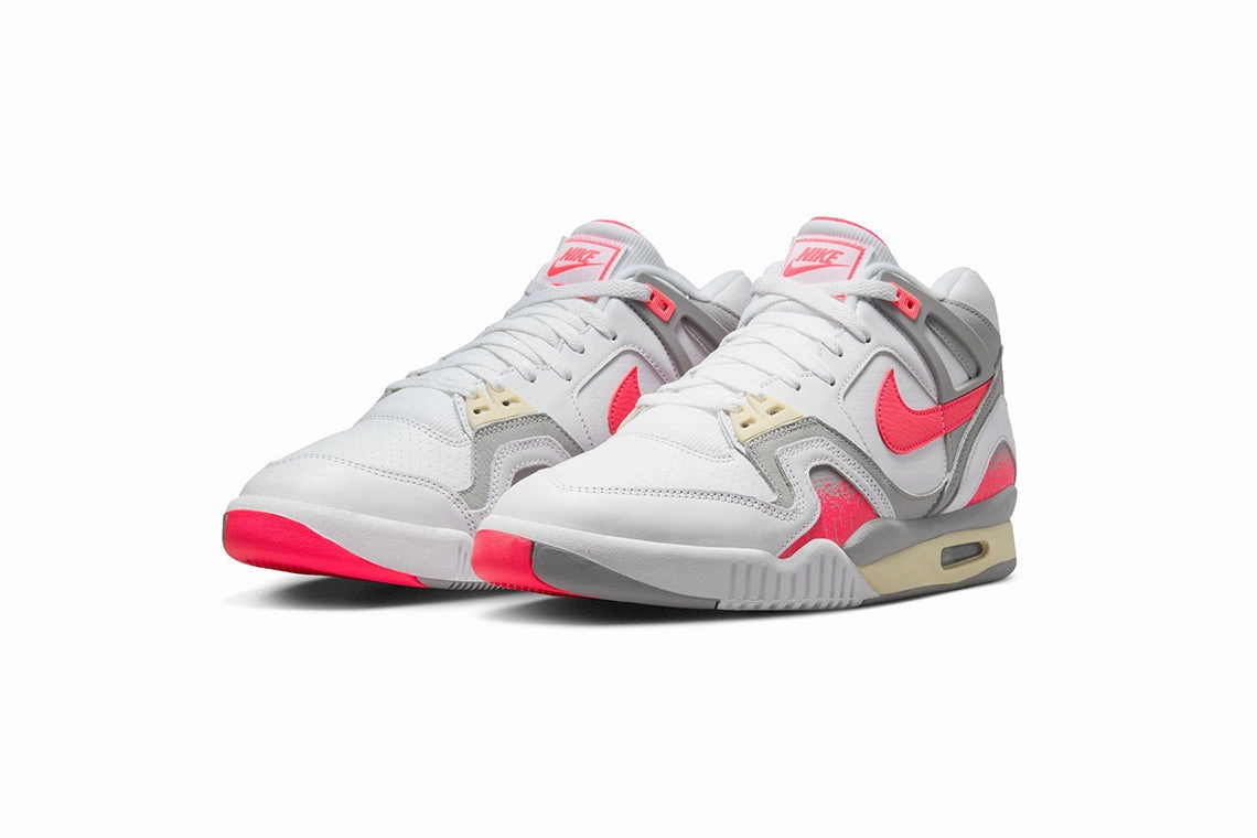 Nike Air Basketball Shoes NIKE Air Tech Challenge 2 - White / Racer Pink