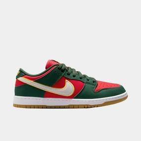 Retro Nike Running Shoes Nike SB Dunk Low Pro Premium "Super Sonics" Fir - White- University Gold - Fire Red
