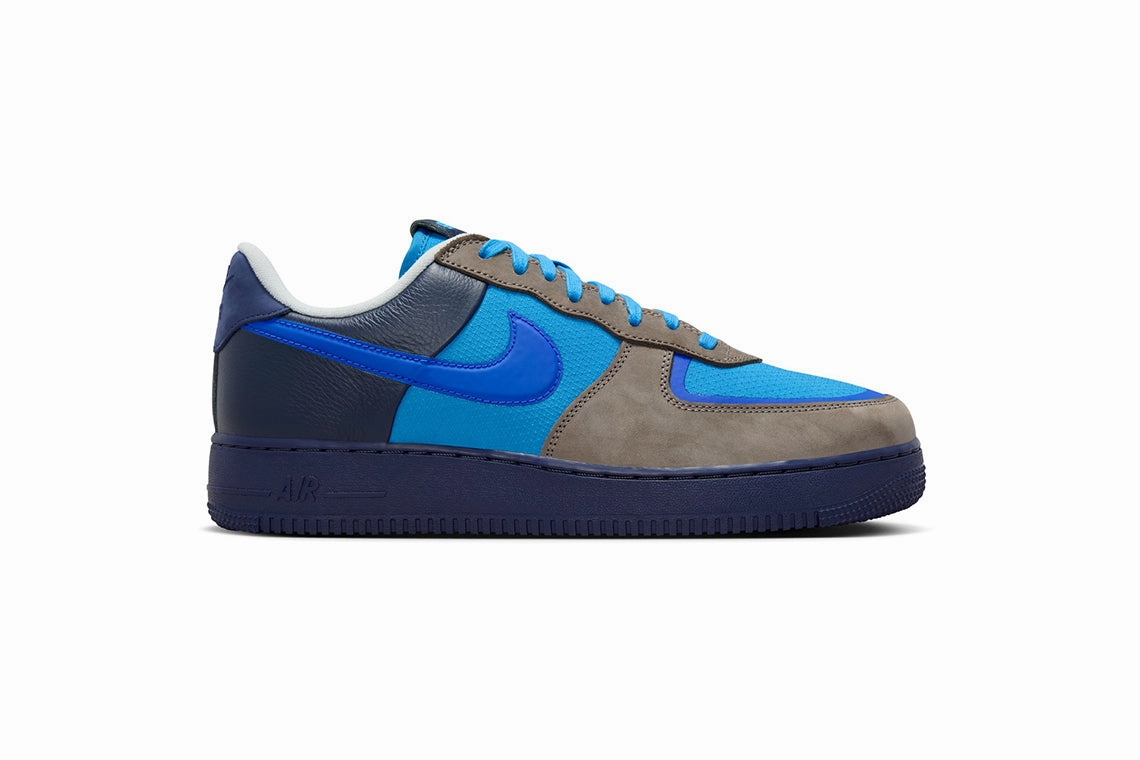 Nike Slip On Shoe Nike x Stash Air Force 1 Low Retro : Soft Grey / Harbor Blue