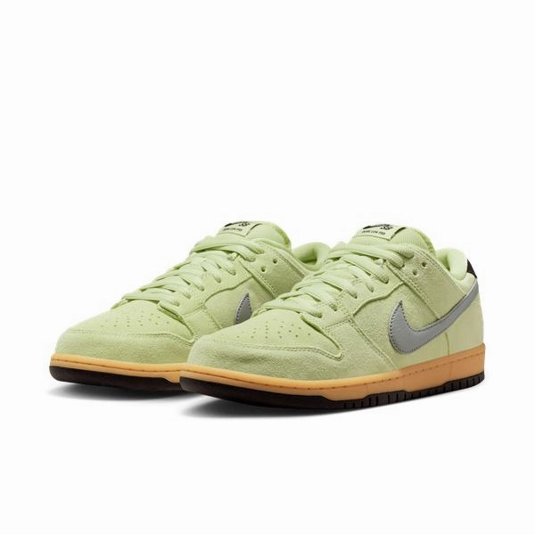 Light Nike Shoes Nike SB Dunk Low Pro "Verdugo Mountain" Light Liquid Lime - Wolf Grey - Black